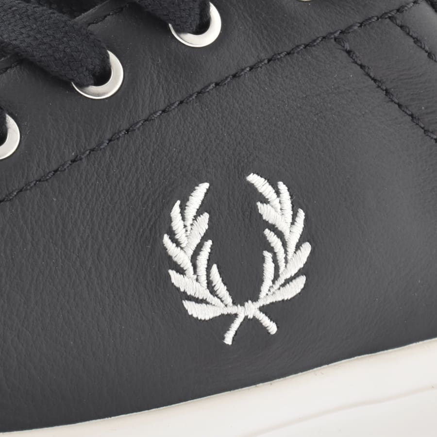 Fred perry baseline trainers black shop